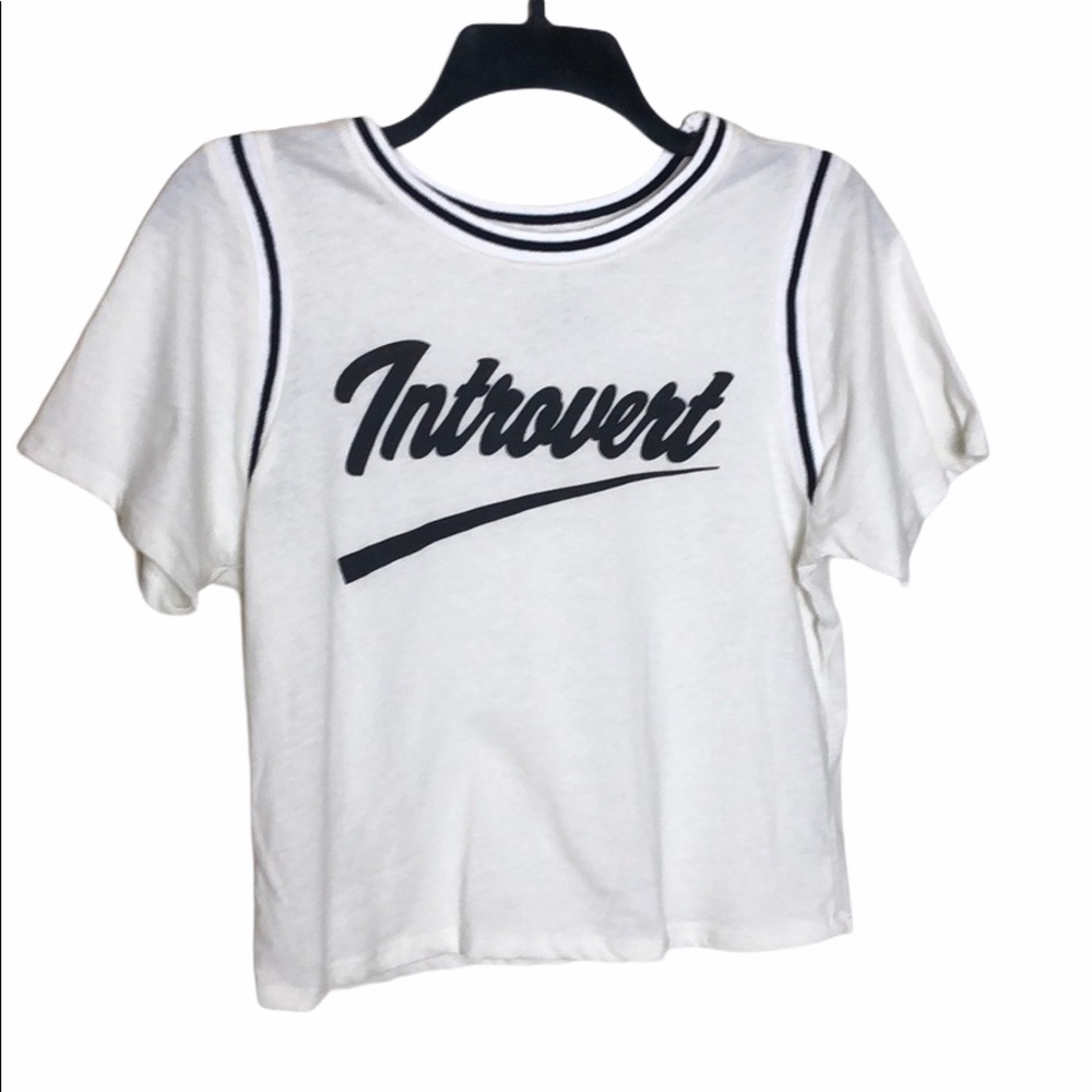 Introvert White Shirt Size S